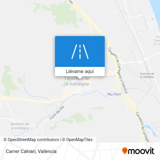 Mapa Carrer Calvari
