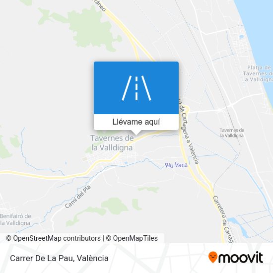 Mapa Carrer De La Pau
