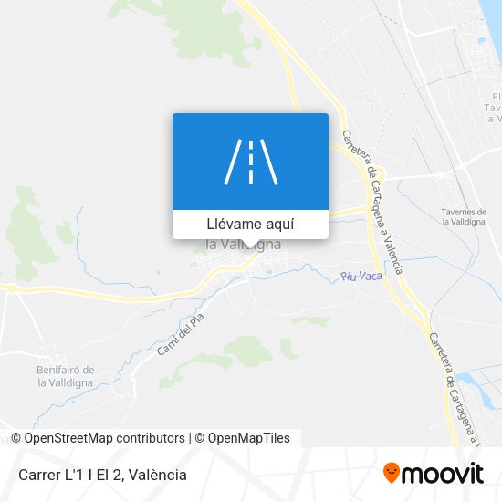 Mapa Carrer L'1 I El 2