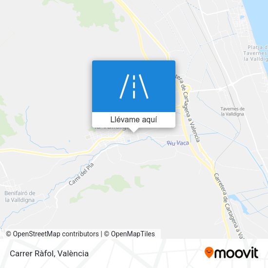 Mapa Carrer Ràfol
