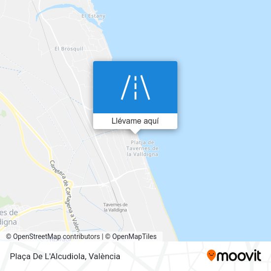 Mapa Plaça De L'Alcudiola