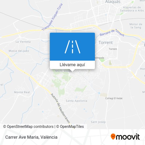 Mapa Carrer Ave Maria