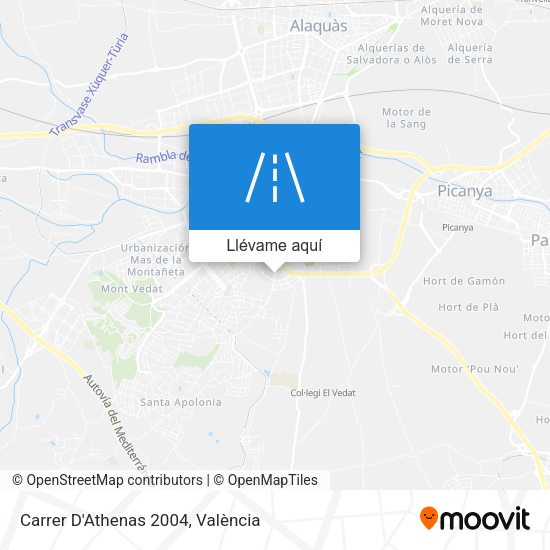 Mapa Carrer D'Athenas 2004
