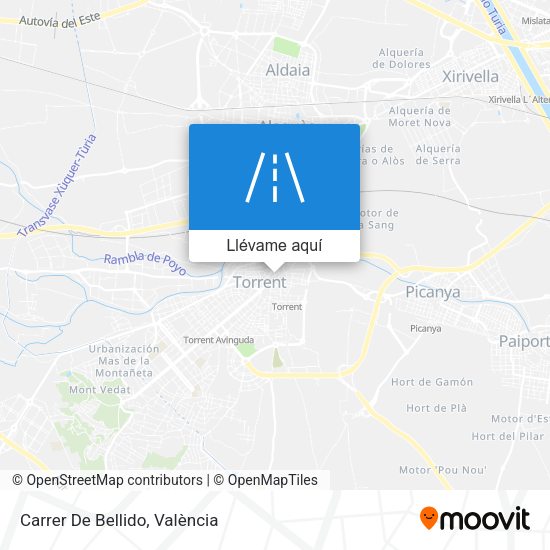 Mapa Carrer De Bellido