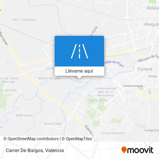 Mapa Carrer De Burgos
