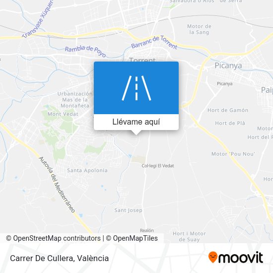 Mapa Carrer De Cullera