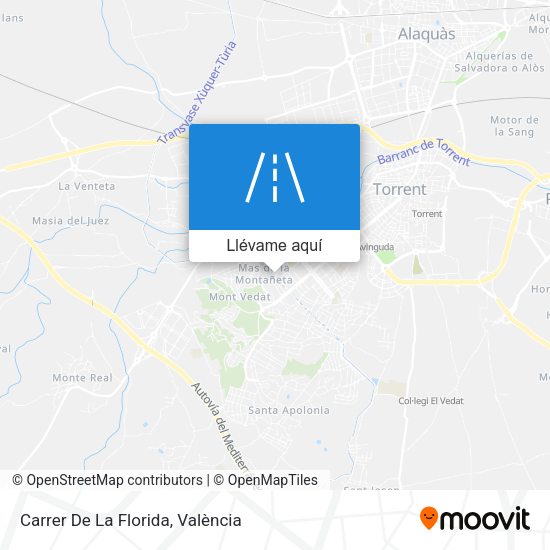 Mapa Carrer De La Florida