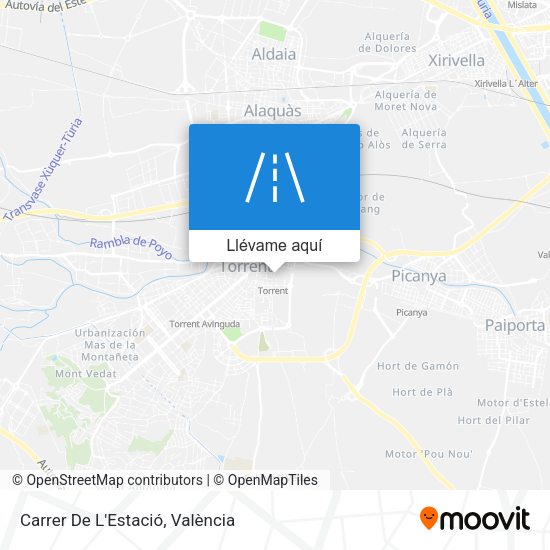 Mapa Carrer De L'Estació