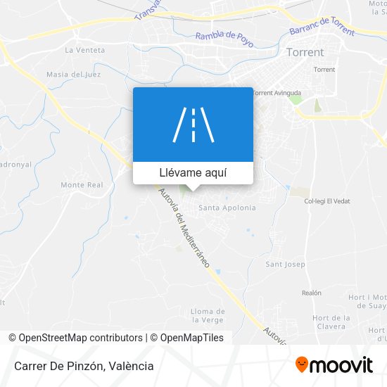 Mapa Carrer De Pinzón