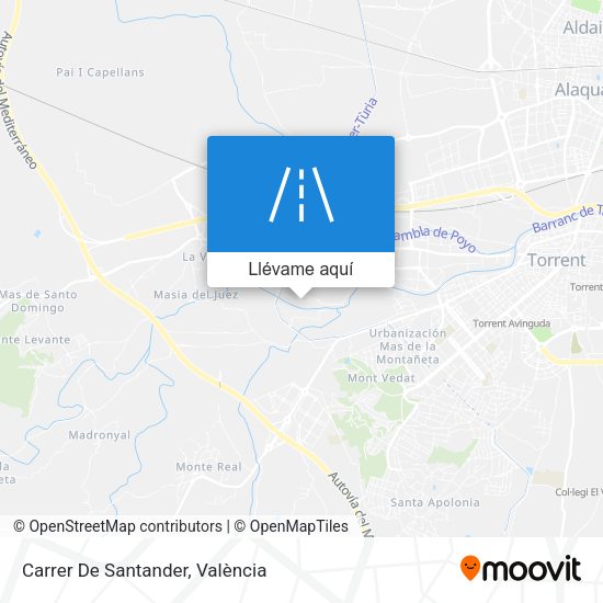 Mapa Carrer De Santander