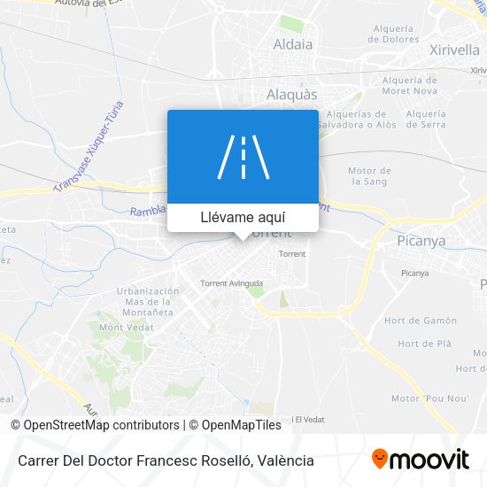 Mapa Carrer Del Doctor Francesc Roselló
