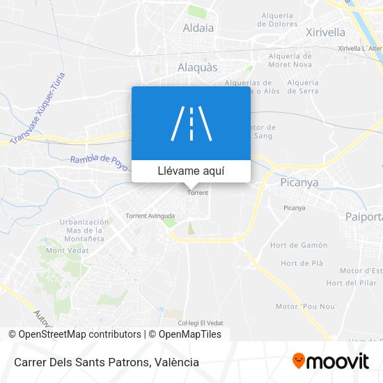 Mapa Carrer Dels Sants Patrons