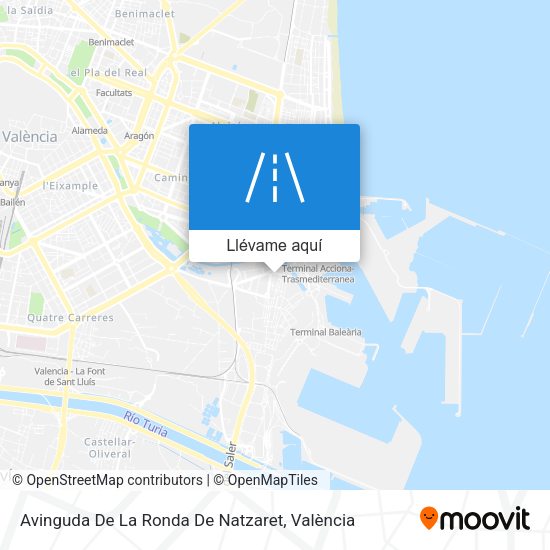 Mapa Avinguda De La Ronda De Natzaret