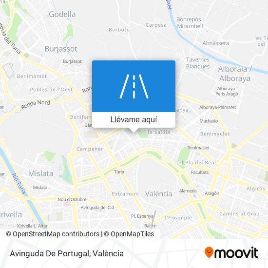Mapa Avinguda De Portugal