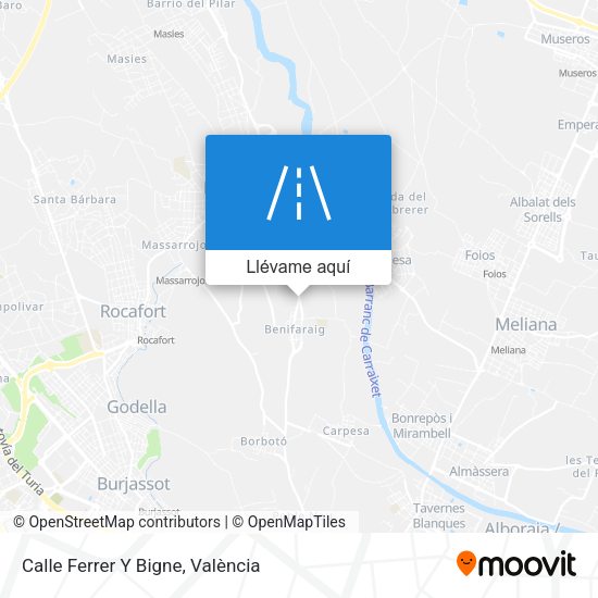Mapa Calle Ferrer Y Bigne