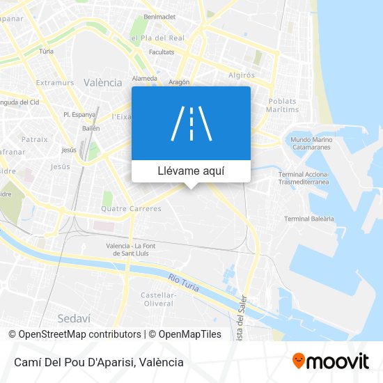 Mapa Camí Del Pou D'Aparisi