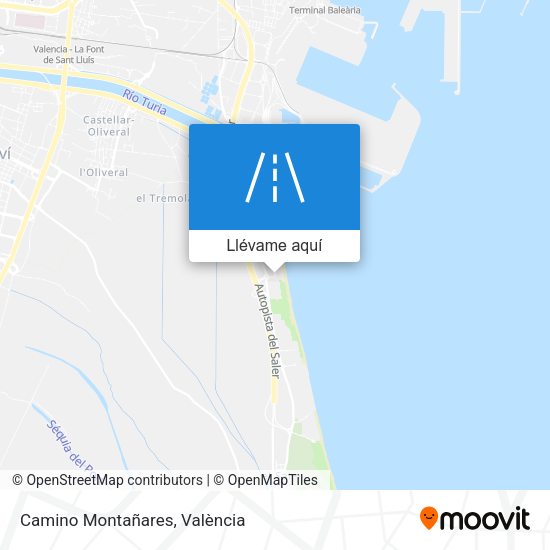 Mapa Camino Montañares
