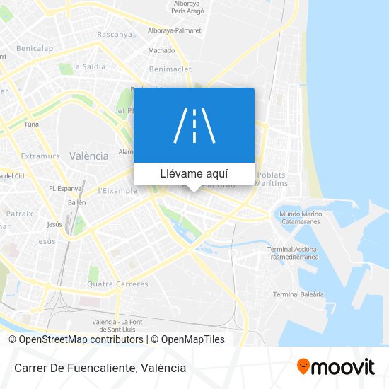 Mapa Carrer De Fuencaliente