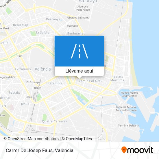 Mapa Carrer De Josep Faus