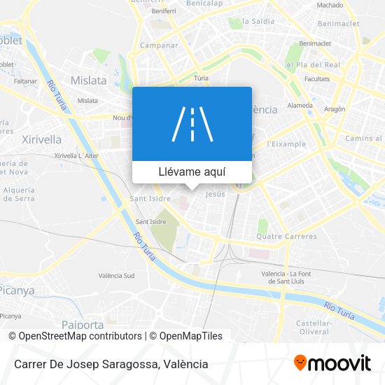 Mapa Carrer De Josep Saragossa