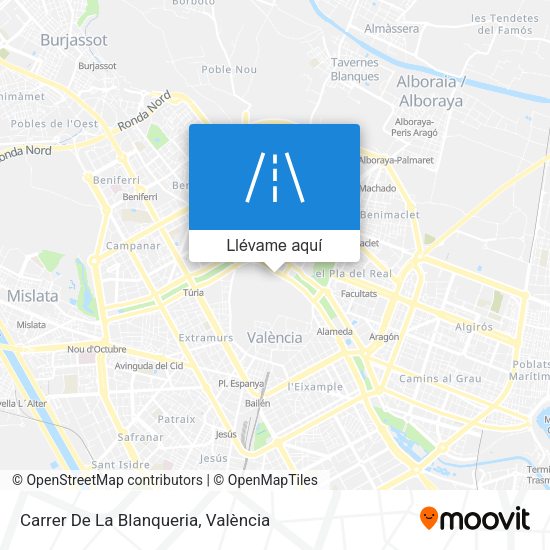 Mapa Carrer De La Blanqueria