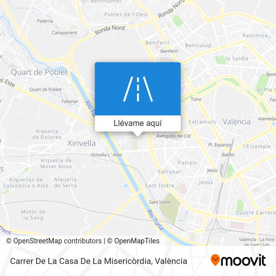Mapa Carrer De La Casa De La Misericòrdia