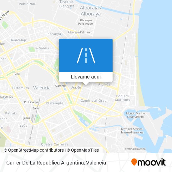 Mapa Carrer De La República Argentina