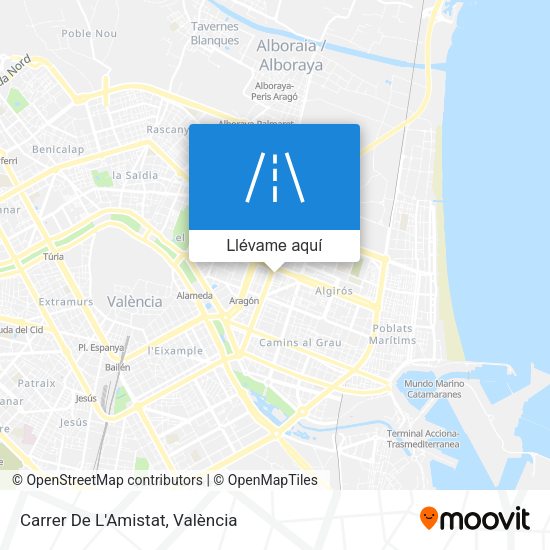 Mapa Carrer De L'Amistat