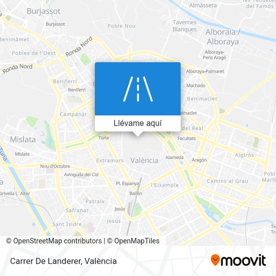 Mapa Carrer De Landerer