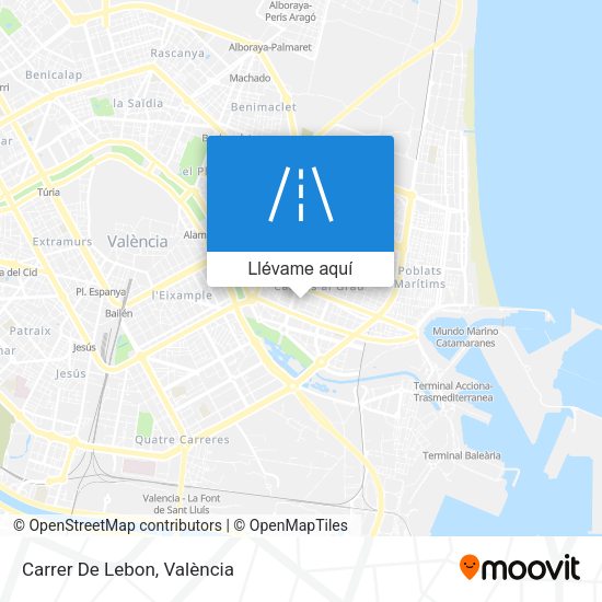 Mapa Carrer De Lebon