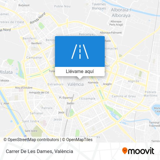 Mapa Carrer De Les Dames