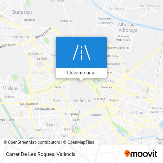 Mapa Carrer De Les Roques
