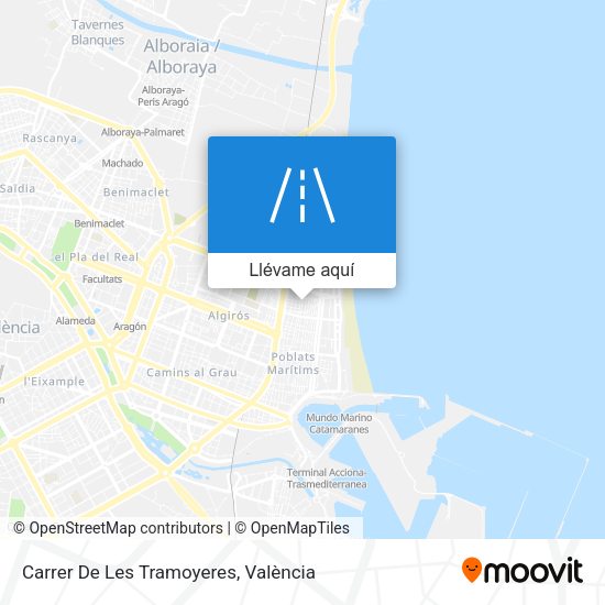 Mapa Carrer De Les Tramoyeres