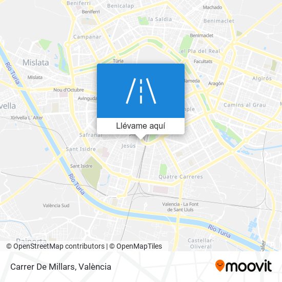 Mapa Carrer De Millars