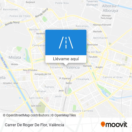 Mapa Carrer De Roger De Flor