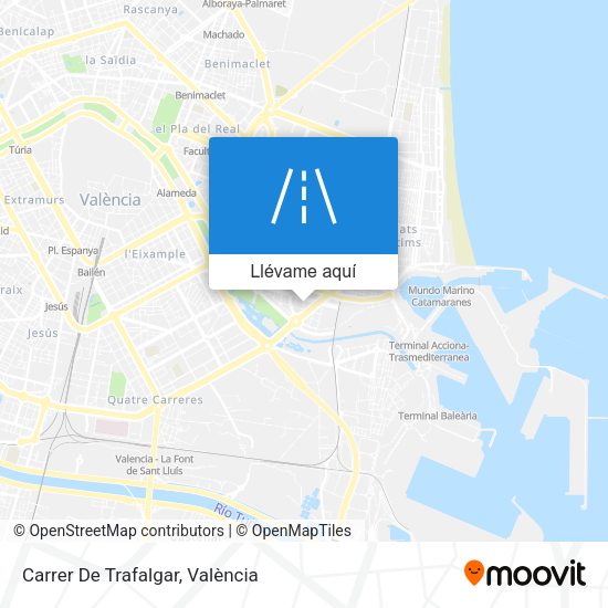 Mapa Carrer De Trafalgar