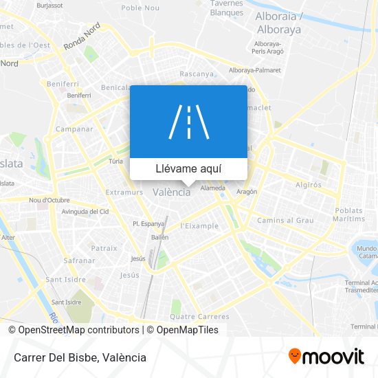 Mapa Carrer Del Bisbe