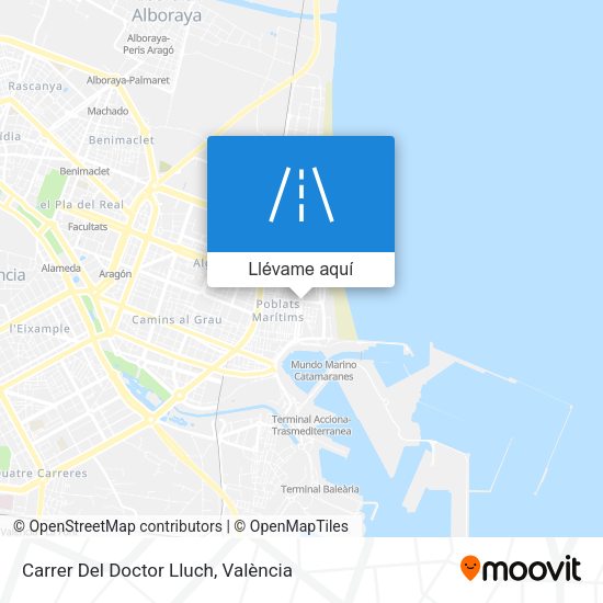 Mapa Carrer Del Doctor Lluch