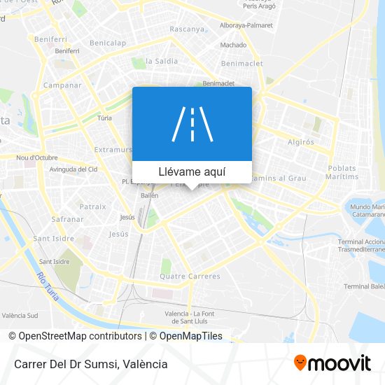 Mapa Carrer Del Dr Sumsi