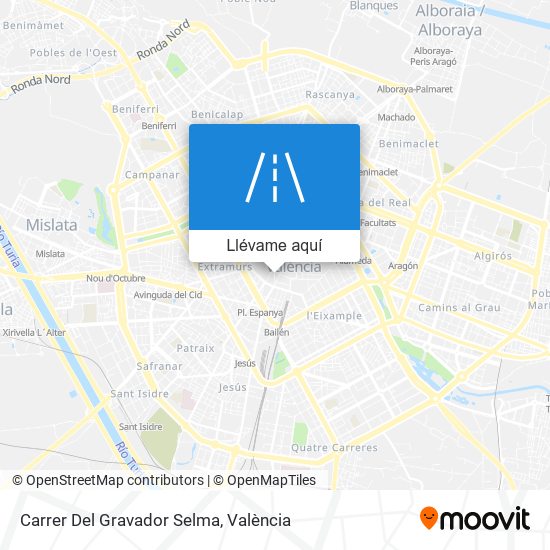 Mapa Carrer Del Gravador Selma