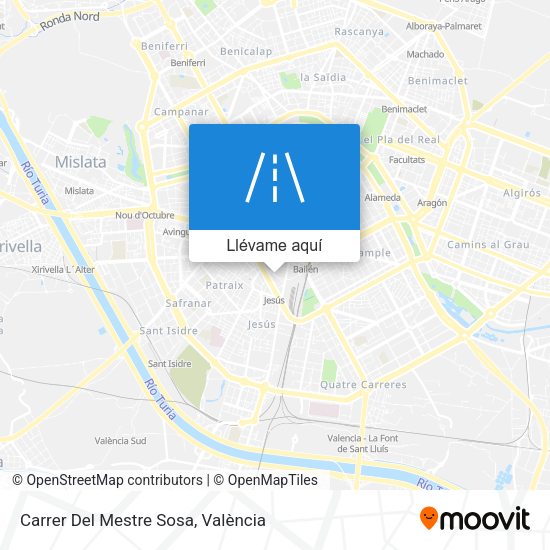 Mapa Carrer Del Mestre Sosa