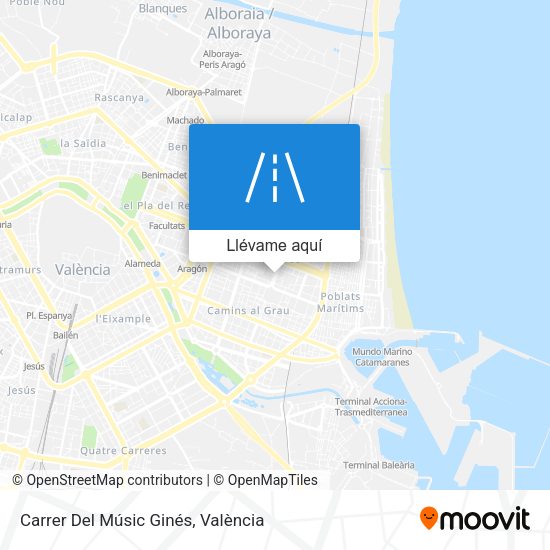 Mapa Carrer Del Músic Ginés