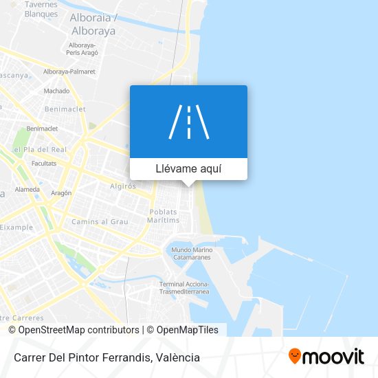 Mapa Carrer Del Pintor Ferrandis