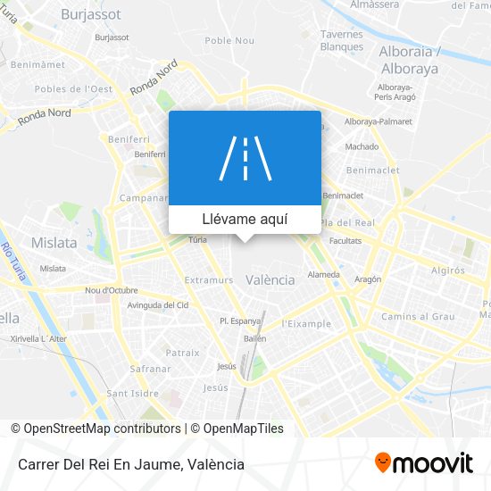 Mapa Carrer Del Rei En Jaume
