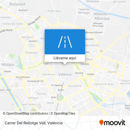 Mapa Carrer Del Rellotge Vell