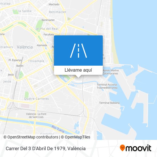 Mapa Carrer Del 3 D'Abril De 1979
