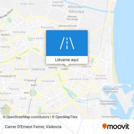 Mapa Carrer D'Ernest Ferrer