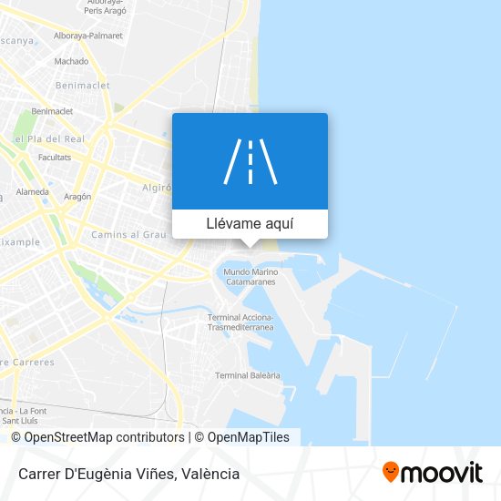 Mapa Carrer D'Eugènia Viñes