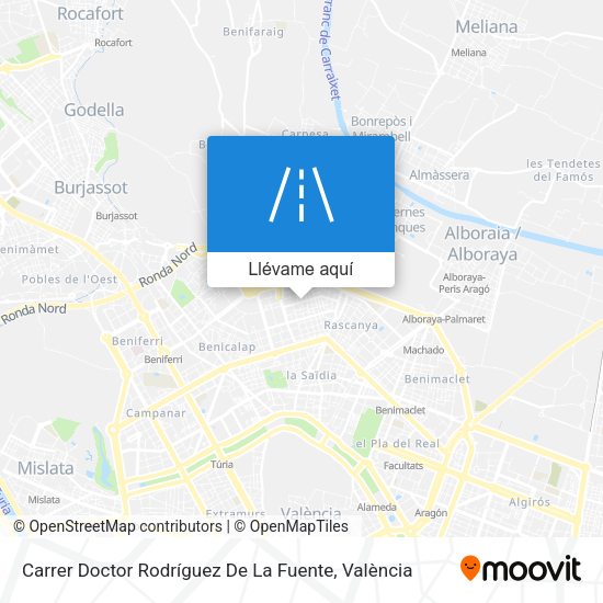 Mapa Carrer Doctor Rodríguez De La Fuente