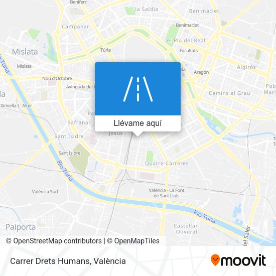 Mapa Carrer Drets Humans